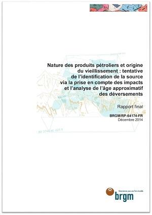 Couverture du rapport Nature des produits pétroliers et origine du vieillissement : tentative de l’identification de la source via la prise en compte des impacts et l’analyse de l’âge approximatif des déversements 