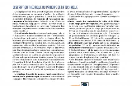 Couverture de la fiche technique innovante Couplage mesures de terrain et géostatistique