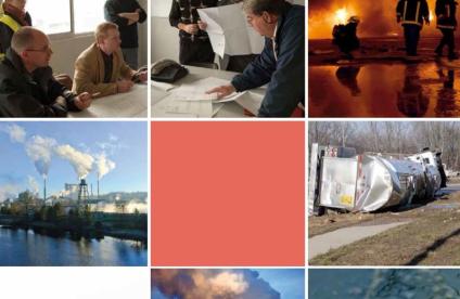 Couverture du Guide de gestion de l'impact environnemental et sanitaire en situation post-accidentelle