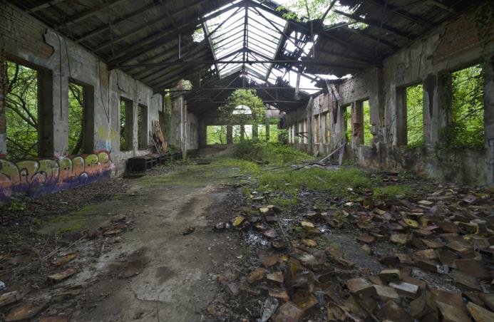 Vestiges d'installations minières