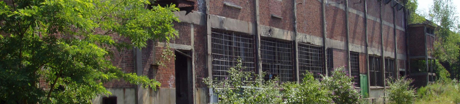 Ancienne usine sur un site en friche