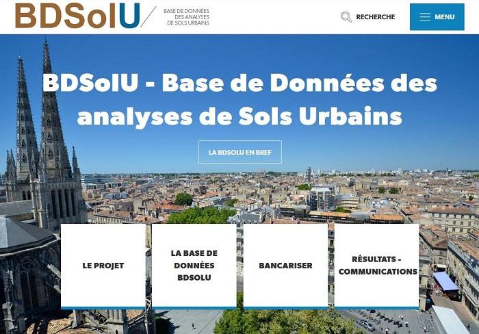 Page d'accueil du site internet BDSolU.fr
