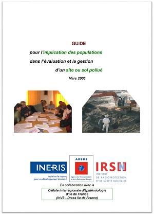 Couverture du guide pour l'implication des populations dans l’évaluation et la gestion d’un site ou sol pollué