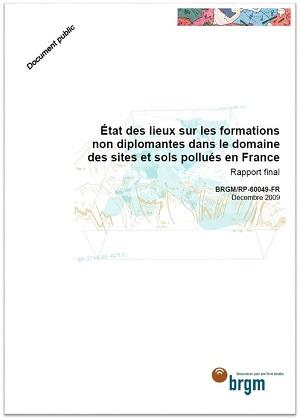 Couverture du rapport Etat des lieux, en France, sur formations non diplômantes relatives à la gestion des sites et sols pollués
