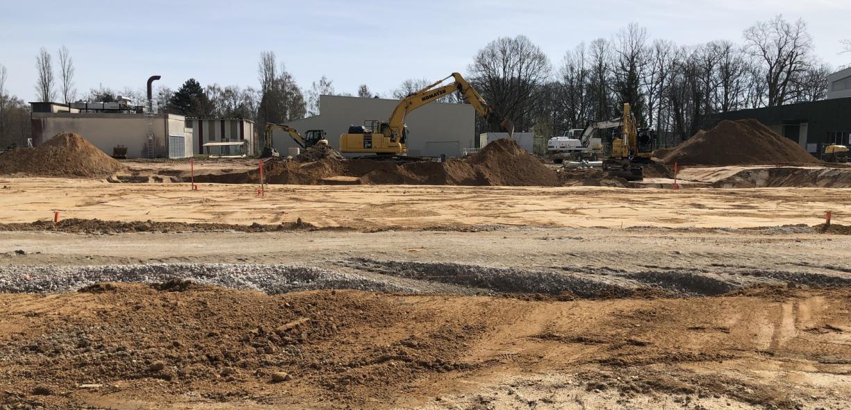 Chantier Batlab au BRGM à Orléans (45).