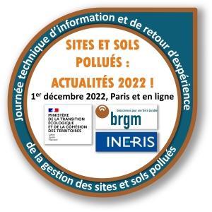 Image de la cocarde de la Journée Technique Sites et Sols Pollué du 01 décembre 2022