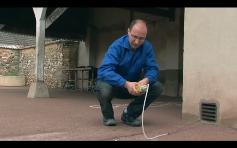 Mesure de gaz dans un vide sanitaire